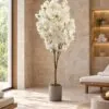Cherry Blossom Tree White 170 cm styled in an interior — Neon Jungle Studios
