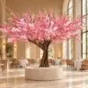 Custom Cherry Blossom 280x280 cm styled in an interior — Neon Jungle Studios