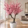 Custom Cherry Blossom Tree 170x130 cm styled in an interior — Neon Jungle Studios