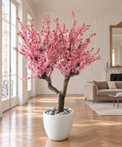 Custom Cherry Blossom Tree 170x130 cm styled in an interior — Neon Jungle Studios
