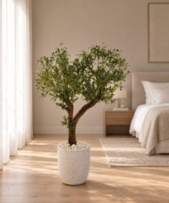 Custom Olive Tree 130x110 cm styled in an interior — Neon Jungle Studios