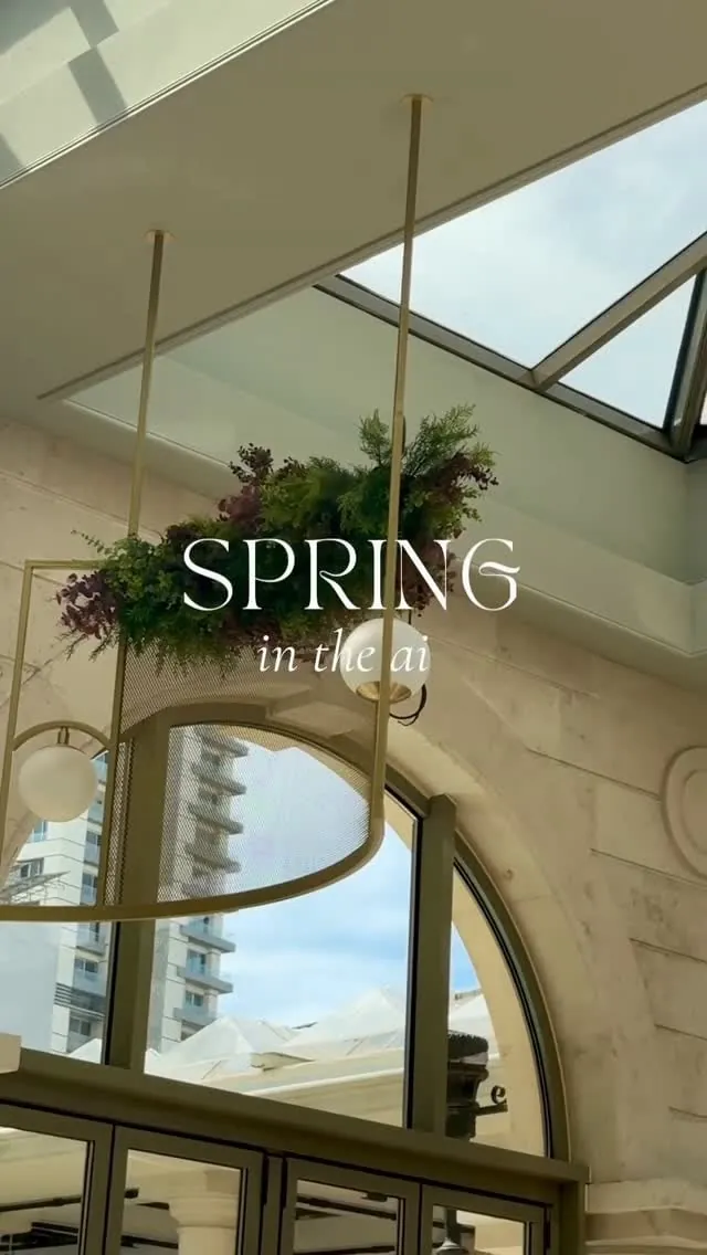 floral chandelier arrangements — Phoenicia Hotel Beirut, Beirut — installation by Neon Jungle Studios