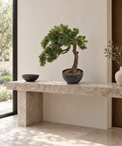 Leafy Cascade Bonsai 64 cm styled in an interior — Neon Jungle Studios