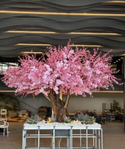Grand Cherry Blossom on a planter-table