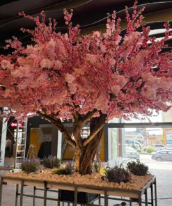 Grand Cherry Blossom on a planter-table – view 3