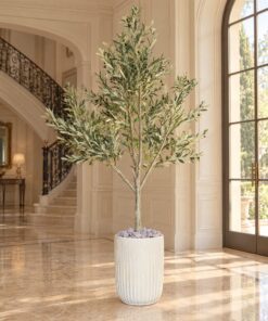 Olive Tree Fiber 190 cm styled in an interior — Neon Jungle Studios