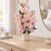 Pink Cherry Blossom Bonsai 50 cm styled in an interior — Neon Jungle Studios